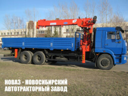 Бортовой автомобиль КАМАЗ 65117 с манипулятором Kanglim KS1256G‑II до 7 тонн