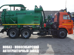 Илосос 7074А6‑50 с цистерной объёмом 10 м³ для плотных отходов на базе КАМАЗ 65115‑4081‑56