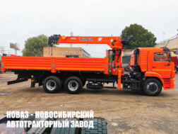 Бортовой автомобиль КАМАЗ 65117 с манипулятором Hangil HGC 756 до 7,5 тонны