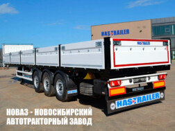 Бортовой полуприцеп Hastrailer Hasplato грузоподъёмностью 32,9 тонны с кузовом 13500х2470х800 мм