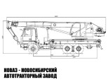 Автокран КС-5571BY-H-22 Зубр грузоподъёмностью 32 тонны со стрелой 30,3 м на базе МАЗ 6302С5-529-080 (фото 4)