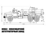 Автотопливозаправщик объёмом 11 м³ с 1 секцией на базе Урал 4320-1951-72 модели 7580 (фото 2)
