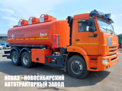 Топливозаправщик ГРАЗ 56164-11-50 объёмом 13 м³ с 3 секциями цистерны на базе КАМАЗ 65115
