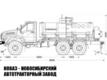 Автотопливозаправщик объёмом 10 м³ с 1 секцией на базе Урал NEXT 5557-6151-72 модели 8342 (фото 2)