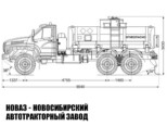 Автотопливозаправщик объёмом 11 м³ с 1 секцией на базе Урал NEXT 4320-6951-72 модели 7858 (фото 4)