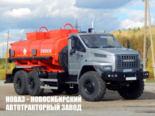 Автотопливозаправщик объёмом 11 м³ с 2 секциями на базе Урал NEXT 4320-6951-72 модели 7924 (фото 1)