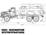 Автотопливозаправщик объёмом 11 м³ с 2 секциями на базе Урал NEXT 4320-6951-72 модели 7924 (фото 2)