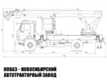 Автовышка ВИПО-32-01 рабочей высотой 32 м со стрелой над кабиной на базе КАМАЗ 43253 (фото 4)