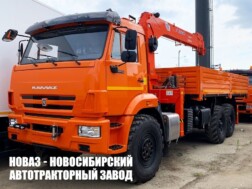Бортовой автомобиль КАМАЗ 43118 с манипулятором Kanglim KS1256G‑II до 7 тонн