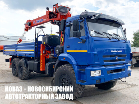 Бортовой автомобиль КАМАЗ 43118 с манипулятором Kanglim KS2056H до 7,1 тонны (фото 1)