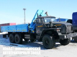 Бортовой автомобиль Урал 5557 с краном‑манипулятором INMAN IM 150 до 6,1 тонны модели 7445