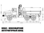 Бортовой автомобиль Урал 5557 с манипулятором INMAN IM 150 до 6,1 тонны модели 7445 (фото 2)