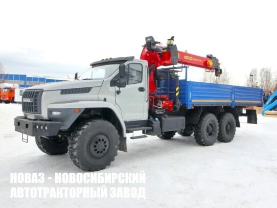 Бортовой автомобиль Урал NEXT 4320 с манипулятором INMAN IT 150 до 7,1 тонны модели 7860 (фото 1)