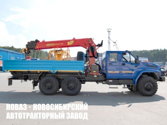Бортовой автомобиль Урал NEXT 4320 с манипулятором INMAN IT 200 до 7,2 тонны с буром и люлькой модели 8331 (фото 1)