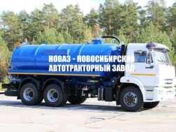 Ассенизатор 4680A3-40 с цистерной объёмом 15 м³ для жидких отходов на базе КАМАЗ 65115 с доставкой по всей России