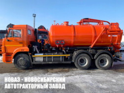 Илосос КО‑507АМ с цистерной объёмом 10 м³ для плотных отходов на базе КАМАЗ 65115