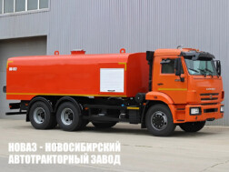 Каналопромывочная машина КО‑512 с цистерной объёмом 10,5 м³ на базе КАМАЗ 65115