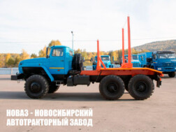 Лесовоз Урал 5557‑1112‑60 грузоподъёмностью платформы 9,1 тонны с местом под манипулятор модели 7958