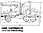 Лесовоз Урал 5557-1151-60 с манипулятором ВЕЛМАШ VM10L74 до 3,1 тонны модели 7894 (фото 2)