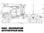 Лесовоз Урал NEXT 4320 с манипулятором ВЕЛМАШ VM10L74 до 3,1 тонны модели 1699 (фото 4)