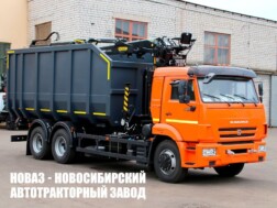 Ломовоз КАМАЗ 65115 с манипулятором ВЕЛМАШ VM10L74M до 3,1 тонны модели 205345