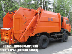 Мусоровоз КО‑456‑12 объёмом 10 м³ с задней загрузкой кузова на базе КАМАЗ 43255