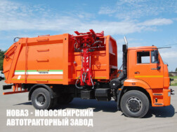 Мусоровоз МК-4555-06 объёмом 18 м³ с боковой загрузкой кузова на базе КАМАЗ 53605
