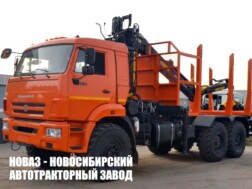 Лесовоз КАМАЗ 43118 с манипулятором ВЕЛМАШ VM10L74 до 3,1 тонны модели 3193