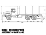 Сортиментовоз Урал 4320-1951-60 грузоподъёмностью 11 тонн модели 6 (фото 2)