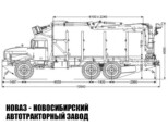 Сортиментовоз Урал 4320 с манипулятором ВЕЛМАШ VM10L74 до 3,1 тонны модели 2695 (фото 2)