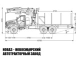Сортиментовоз Урал NEXT 4320 с манипулятором ВЕЛМАШ VM10L74 до 3,1 тонны модели 4602 (фото 2)