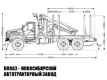 Сортиментовоз Урал NEXT 4320 с манипулятором ВЕЛМАШ VM10L74 до 3,1 тонны модели 5697 (фото 2)