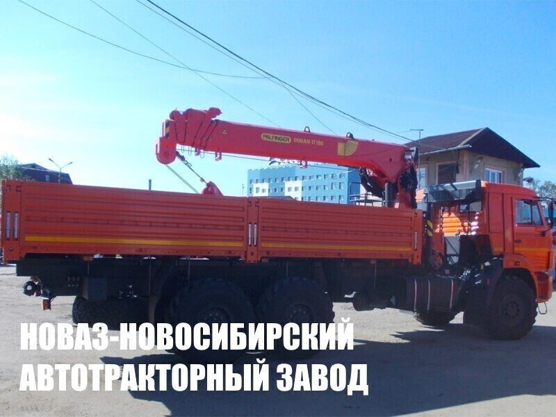 Бортовой грузовик КАМАЗ 43118 с краном манипулятором INMAN IT 150 до 7,1 тонны