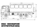 Вахтовый автобус вместимостью 22 места на базе КАМАЗ 43118 модели 7849 (фото 3)