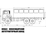 Вахтовый автобус вместимостью 28 мест на базе КАМАЗ 43118 модели 7399 (фото 4)