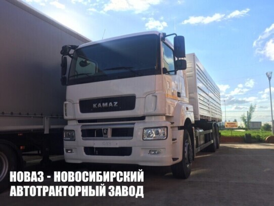 Зерновоз КАМАЗ 65207-85002-87 грузоподъёмностью 13,6 тонны с кузовом от 30,3 до 37,5 м³ (фото 1)