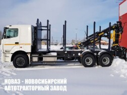 Лесовоз КАМАЗ 65207 с манипулятором ВЕЛМАШ VM10L74 до 3,1 тонны