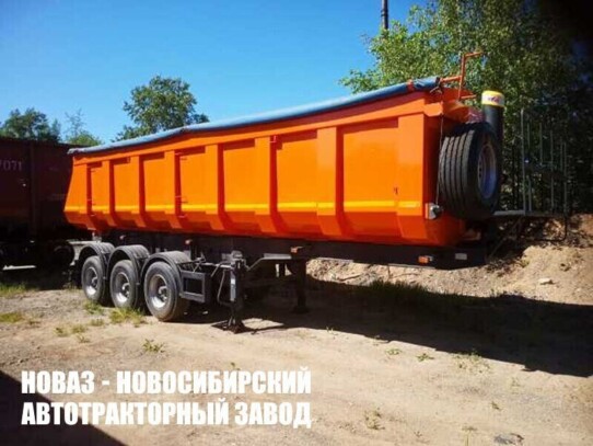 Самосвальный полуприцеп НЕФАЗ 9509-10-30 грузоподъёмностью 33 тонны с кузовом 30 м³ (фото 1)