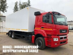 Промтоварный фургон КАМАЗ 65208 грузоподъёмностью 14,4 тонны с кузовом 8200х2540х2600 мм