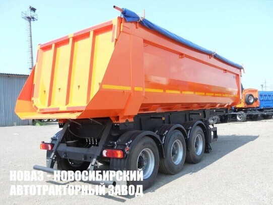 Самосвальный полуприцеп НЕФАЗ 9509-32-30 грузоподъёмностью 33,7 тонны с кузовом 30 м³ (фото 1)