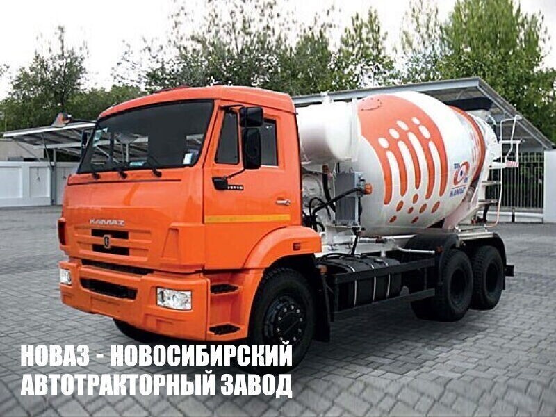 Автобетоносмеситель 5814А7 объёмом 7 м³ перевозимой смеси на базе КАМАЗ 65115
