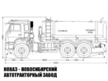 Автоцистерна для пищевых жидкостей объёмом 10 м³ с 1 секцией на базе КАМАЗ 43118 модели 2293 (фото 2)