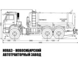 Автоцистерна для пищевых жидкостей объёмом 10 м³ с 1 секцией на базе КАМАЗ 43118 модели 7841 (фото 2)