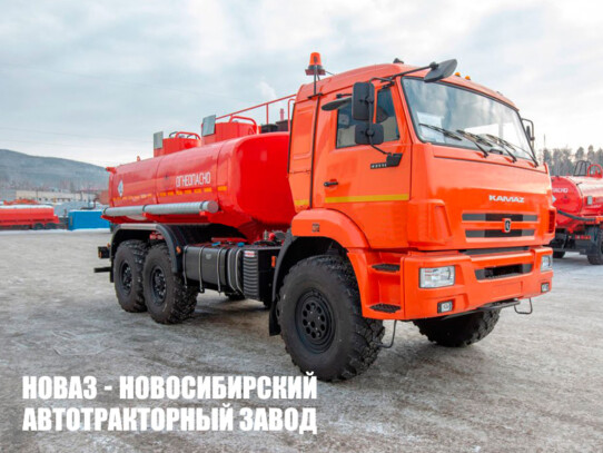 Автотопливозаправщик объёмом 11 м³ с 2 секциями на базе КАМАЗ 43118 модели 1652 (фото 1)