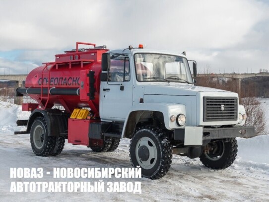 Автотопливозаправщик объёмом 4,9 м³ с 2 секциями на базе ГАЗ 33086 Земляк (фото 1)