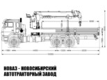 Бортовой автомобиль КАМАЗ 43118-3027-50 с манипулятором INMAN IT 200 до 7,2 тонны с буром и люлькой модели 5660 (фото 3)