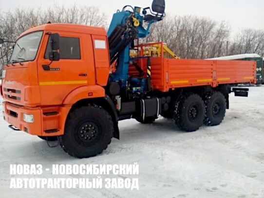 Бортовой автомобиль КАМАЗ 43118 с манипулятором INMAN IM 95 до 4 тонн модели 8391 (фото 1)