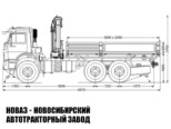 Бортовой автомобиль КАМАЗ 43118 с манипулятором INMAN IM 95 до 4 тонн модели 8391 (фото 2)