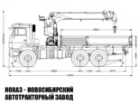 Бортовой автомобиль КАМАЗ 43118 с манипулятором INMAN IT 150 до 7,1 тонны модели 7627 (фото 3)