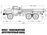 Бортовой автомобиль Урал 5557 грузоподъёмностью 12,2 тонны с кузовом 4500х2450х600 мм модели 6315 (фото 2)